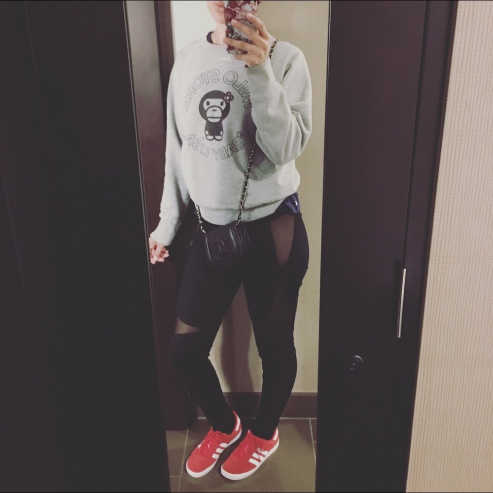 Helmut Lang Black Leggings